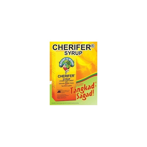 CHERIFER Syrup with Chlorella Growth Factor, Taurine & Lysine 120ml by Cherifer