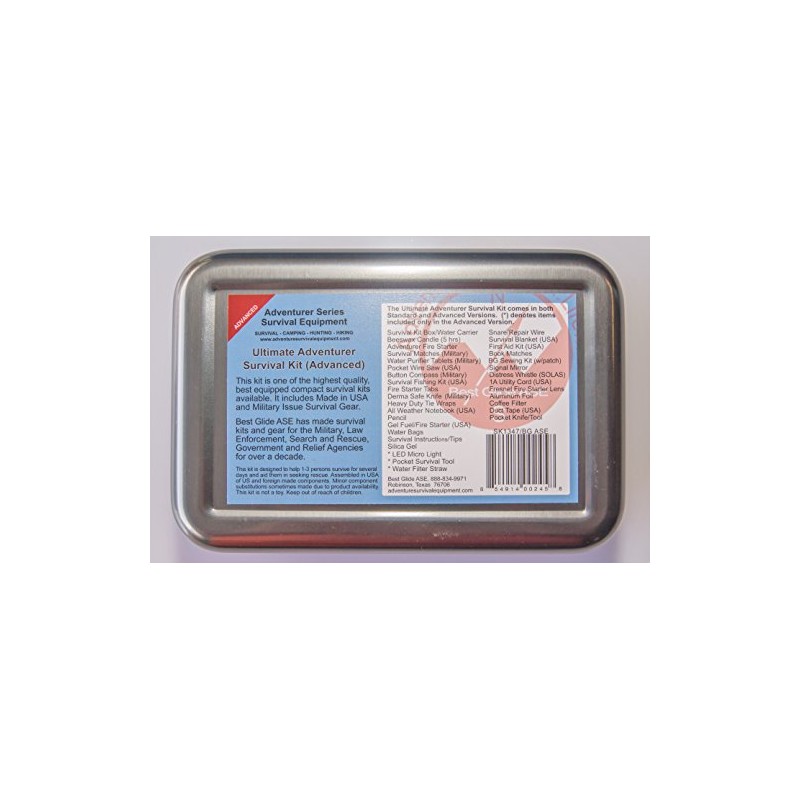 Best Glide ASE Ultimate Adventurer Survival Kit Advanced Version