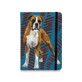 Boxer Flexible Pocket Notebook by Leslie Gerry - Memo Pad