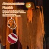 Fantasmas Colgante Luz Sonido Halloween Decoracion Exterior