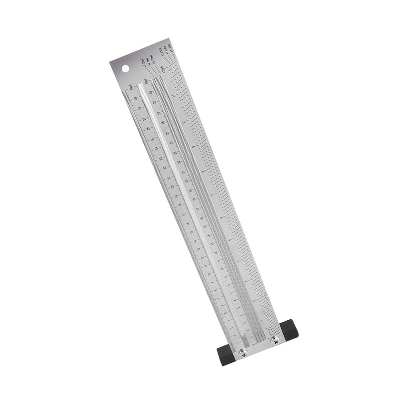 Ultra Precision Marking Ruler Stainless Steel Woodworking Scribing Ruler Gauging