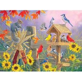 RoseArt - Abraham Hunter - Autumn Gathering - 1000 Piece Jigsaw Puzzle for...