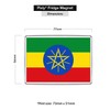 Pixly® Ethiopia Flag Fridge Magnet Large Jumbo Size Ethiopian Keepsake