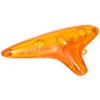 NIGHT ナイト オカリナ プラスチック製 ソプラノC調 Pla Ocarina SC オレンジ