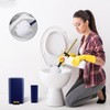 XLHOMO Navy Blue Bathroom Accessories Set 8 Piece Navy Blue