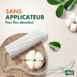 Nett Box of Organic Cotton Tampons without Applicator Super 16 Units