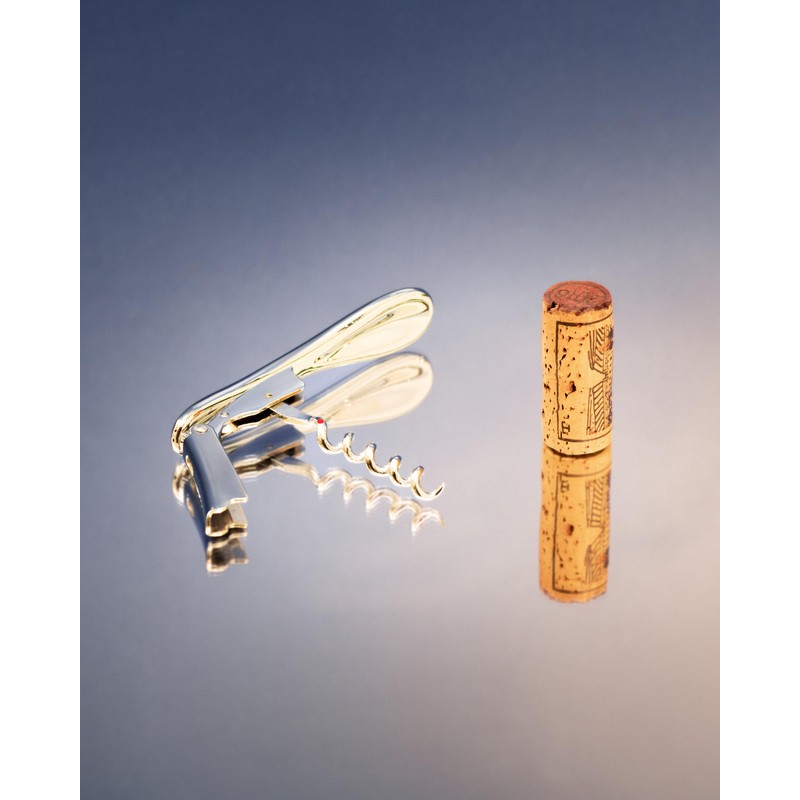 L'Atelier du Vin 095376-3 Chromed Metal Garcon Corkscrew, Chrome