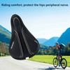 Generic Bike Seat Cover Memory Foam Cushion, Comfortable Soft Bicycle