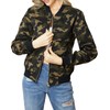 Sexycherry Faddish Military Casual Camouflage Lightweight Thin Short Jacket Coat