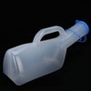 Urine Bottle, 1000 ml Men's Plastic Urinal Male Elderly Bedridden