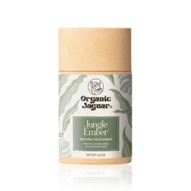Organic Jaguar Desodorante Sin Aluminio Para Mujeres Y Hombres, 100% Natural Con Aceite De Coco, Manteca De Karité Y Sin Bicarbonato De Sodio. Seguro Para Pieles Sensibles. Larga Duración. Unisex. Aro