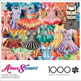 Buffalo Games - Aimee Stewart - Carnival Costumes - 1000 Piece Jigsaw Puzzle for Adults Challenging Puzzle Perfect for Game Nights - Finished Puzzle Size is 26.75 x 19.75