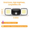 Allotall Rechargeable Battery Operated Lights 3-5 Months Endurance Motion Sensor