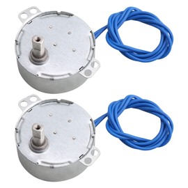 BQLZR AC 110V 4W 4-5rpm CCW/CW Direction Synchronous Motor w/ 7mm Shaft Dia Pack of 2