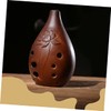 Levemolo Xun 10 Holes Ceramic Ocarina Unique Ancient Chinese Instrument