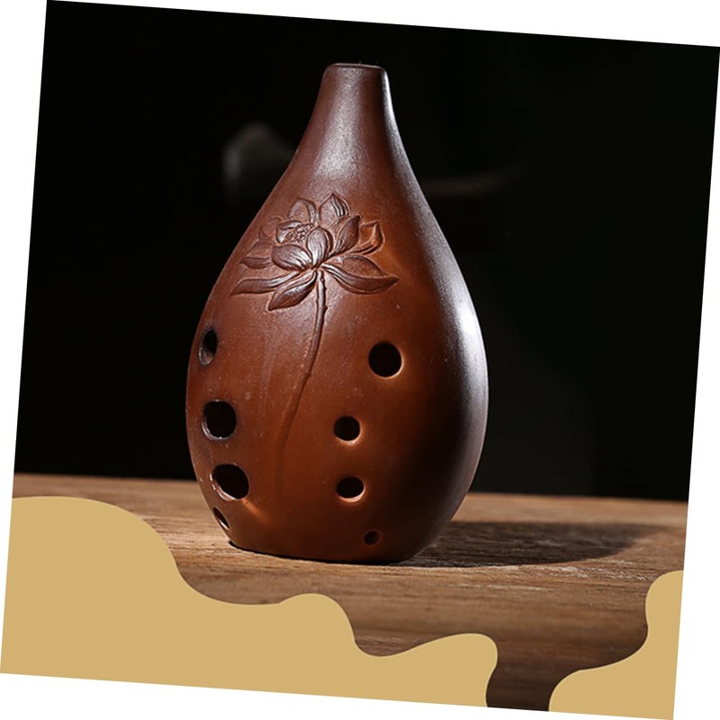 Levemolo Xun 10 Holes Ceramic Ocarina Unique Ancient Chinese Instrument