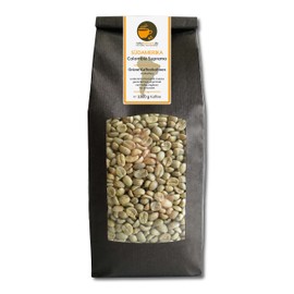 Rohkaffee - Grüner Hochland Kaffee Colombia Supremo (grüne Kaffeebohnen 1000g) - GMP zertifiziert