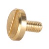 50Pcs Decorative Rivets 50Pcs Slot Flat Head Screws Brass Screw