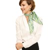 Prettystern 100% Silk Women's Men's Paisley Silk Scarf Summer Silk