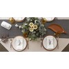 DII Bordered Dobby Woven Table Runner, 15 x 72, Black,
