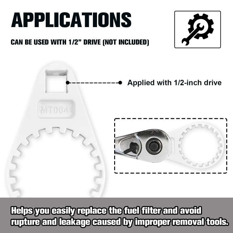 FITHOIST Fuel Filter Elements with Wrench Compatible with Yamaha