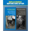 PHILTOP 2PCS Rear ABS Wheel Speed Sensor Replacement for Traverse
