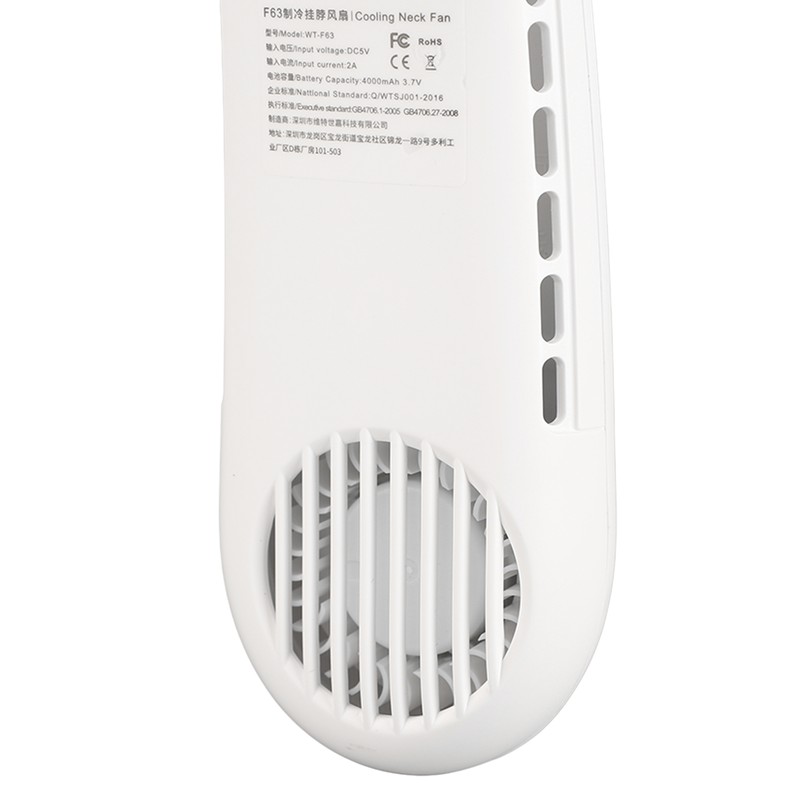 Hanging Neck Fans Portable Semiconductor Dual Cooling 3 Wind Speed