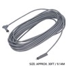 Rectangular Satellite Replacement Cable Multifunctional Grey Color 30ft for Starlink