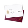 Joli Coon 5 Christmas Cards Merry Christmas A6 with Luxury Christmas Envelope