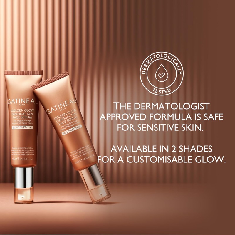 Gatineau - Golden Glow Gradual Tan Face Serum (Medium/Dark 50ml)
