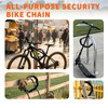 Pvrud Bike Chain Lock, 5 Digit Combination Heavy Duty Anti