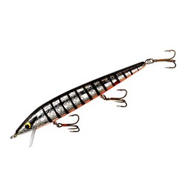 Smithwick Lures ARB1276 Floating Rattlin' Rogue Fishing Lure, Silver/Black Stripes, 0, 2' Cranking Depth, 4 1/2"