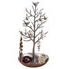 Inviktus Silver Birds Tree Jewelry Stand Display Earring Necklace Holder