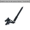 TUOREN Drum Microphone Clip with Extra 9.45inch Gooseneck Tension Rod,