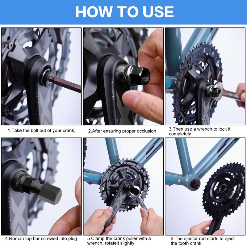 LPZMPZ Crank Puller Bicycle Bottom Bracket Puller 42 mm Bicycle