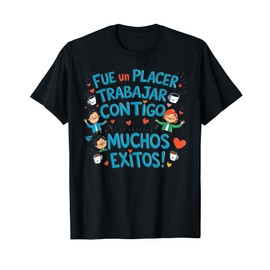 Farewell Shirt Coworker Goodbye Gift Spanish Text T-Shirt