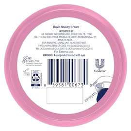 Dove Nourishing Body Care, Face, Hand, and Body Beauty Cream for Normal to Dry Skin Lotion for Women with 24-Hour Moisturization, 3 Pack, 5.07 Oz Each