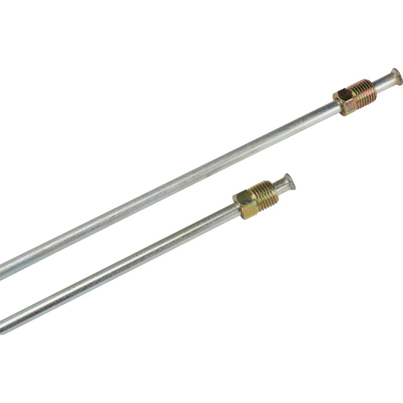 Dual Outlet Master Cylinder Steel Dual Brake Line Kit