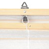 Red Lantern Rice Paper Cordless Window Shade Blinds - White