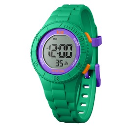 ICE-WATCH - Ice Digit - Digital Children's Watch with Plastic Strap (Small), Green, Strap.