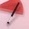 Angled Blush Brush with Black Wooden Handle Bonic wool fiber