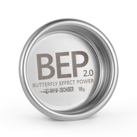 MHW-3BOMBER 58mm Portafilter Basket Filter 18g, Double Structure Filtration Bottom Thickness 0.8 mm, Precision Espresso Basket Filter Stainless Steel Model: FB5628