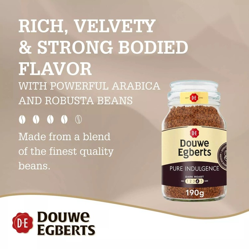 Douwe Egberts Instant Coffee Trio- Aroma Rood, Pure Gold &