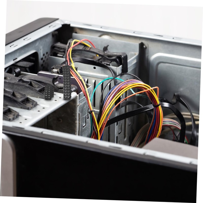 FELTECHELECTR 24pcs Power Cord Organiser Wire Comb Cable Management Hide