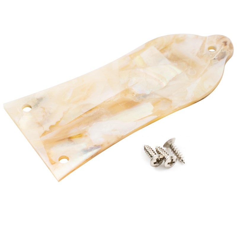 Musiclily Pro Natural Mother of Pearl 3-Hole Guitar Truss Rod