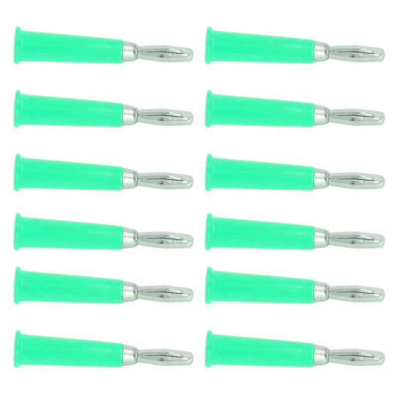 100Pcs Horn Banana Plug Brass Zinc Alloy ABS Welded Banana