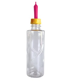 CJ farms and Agritech Goat & Sheep Milk Feeding Bottle with Spare Nipple, Easy Feeding Solution for Lambs & Kids, Durable 300 ml Capacity