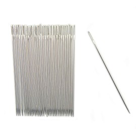 HAND Easy to Thread 5.7cm/2.5" Sewing Needles, Pack of 30