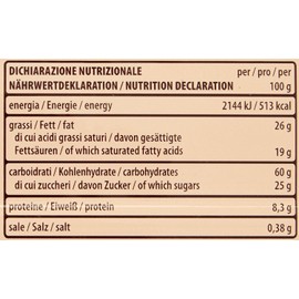 Loacker: " Sandwich " Crispy Wafers Filled with Hazelnut Cream 75gr Packages (Pack of 4) [ Italian Import ]