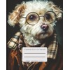 Professor Bichon Composition Notebook: Bichon in Professional Costume - notebook